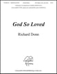 God So Loved - High Voice (opt. flute) Vocal Solo & Collections sheet music cover